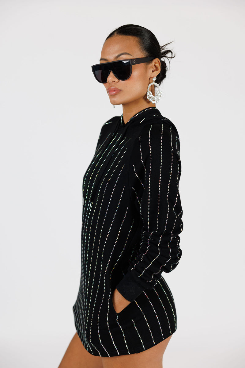 Heiress Hooded Mini Dress